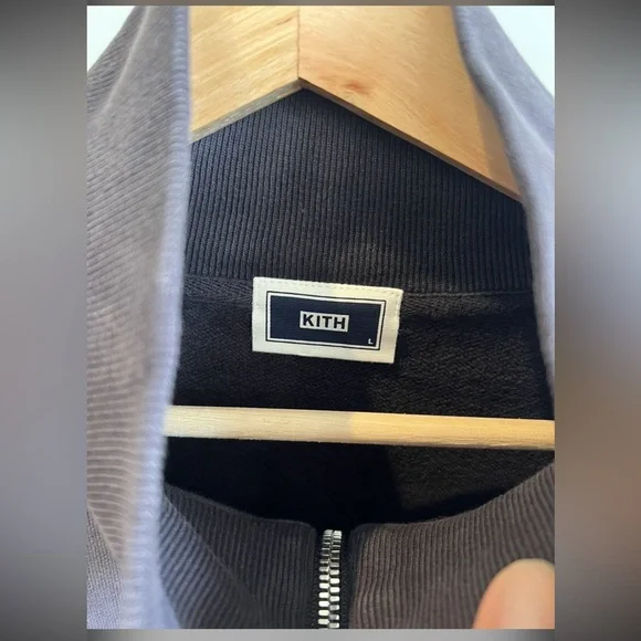 KITH wyona Fleece full Zip ‘Black’
